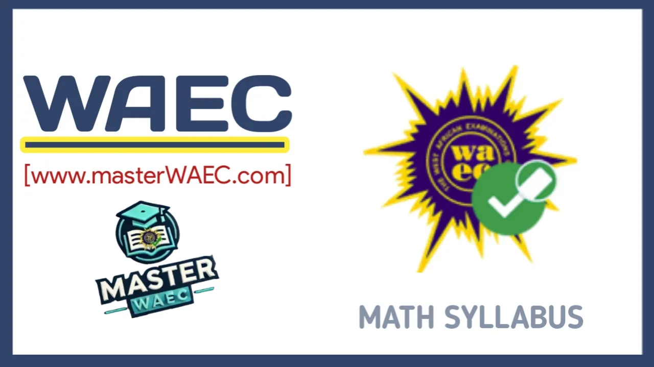 WAEC Syllabus For Mathematics 2025