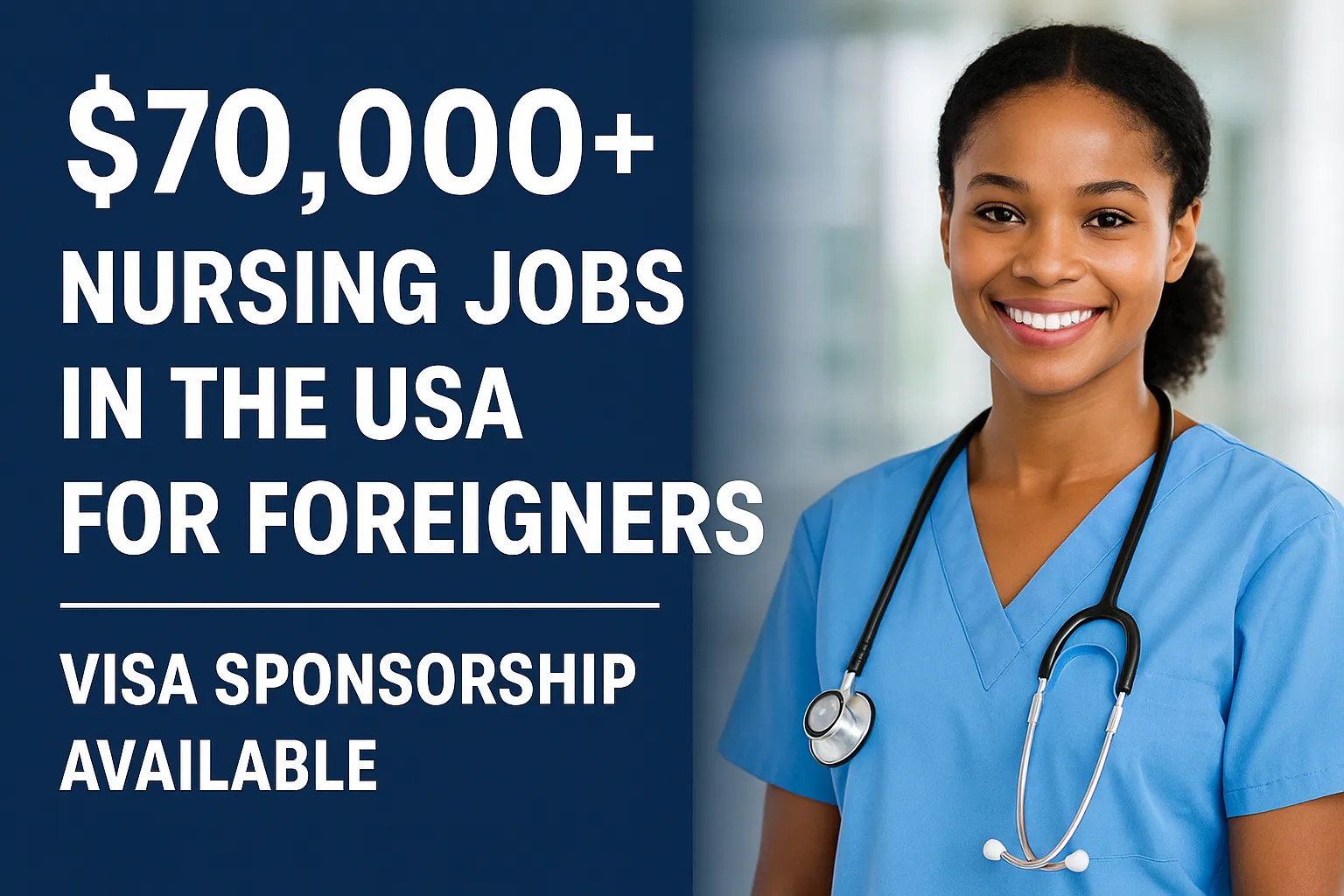 Nursing Jobs in the USA for Foreigners – Visa Sponsorship Available