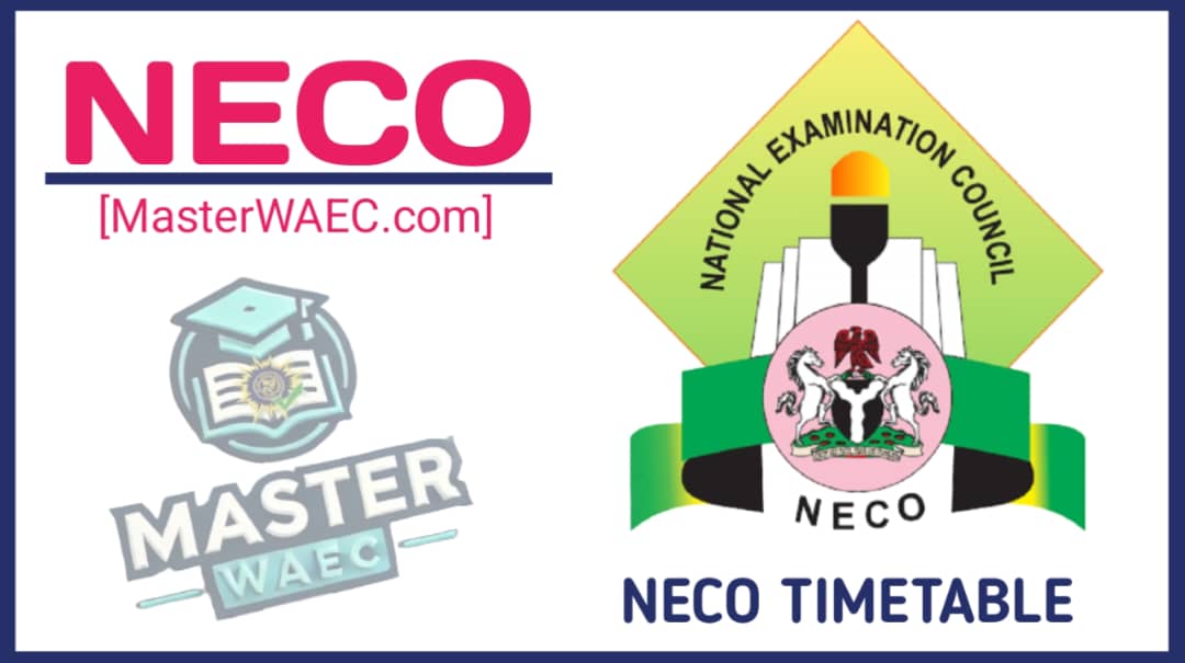 NECO Timetable 2025 SSCE PDF Download
